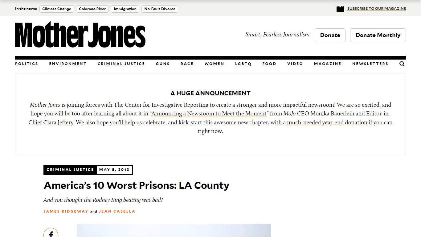 America’s 10 Worst Prisons: LA County – Mother Jones