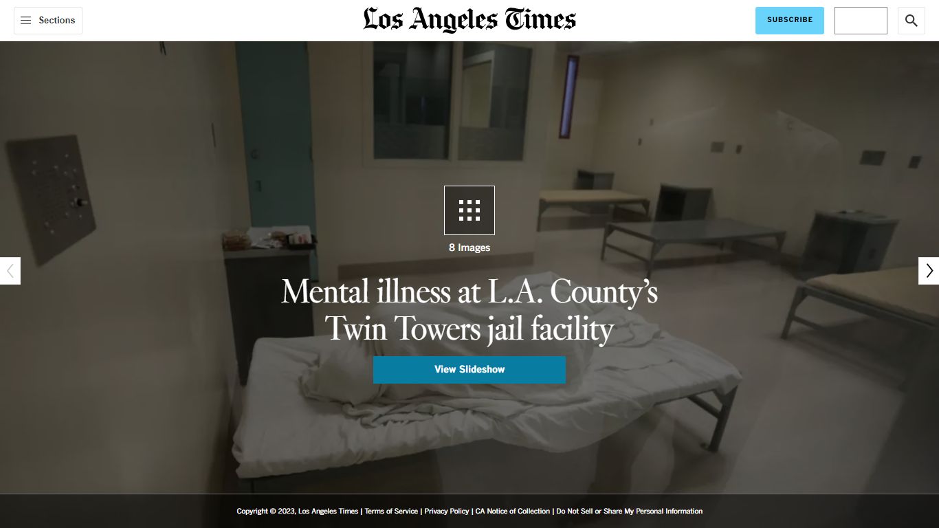 Mental illness at L.A. County’s Twin Towers jail facility
